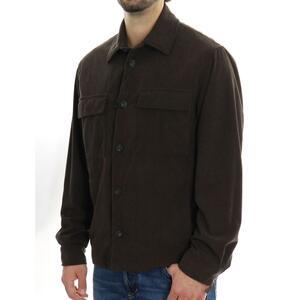 GIUBBOTTO OVERSHIRT MARRONE